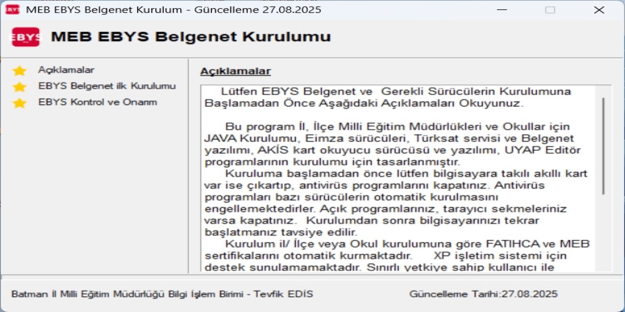 Adım Adım EBYS Belgenet E-İmza Kurulumu: Resimli Rehber