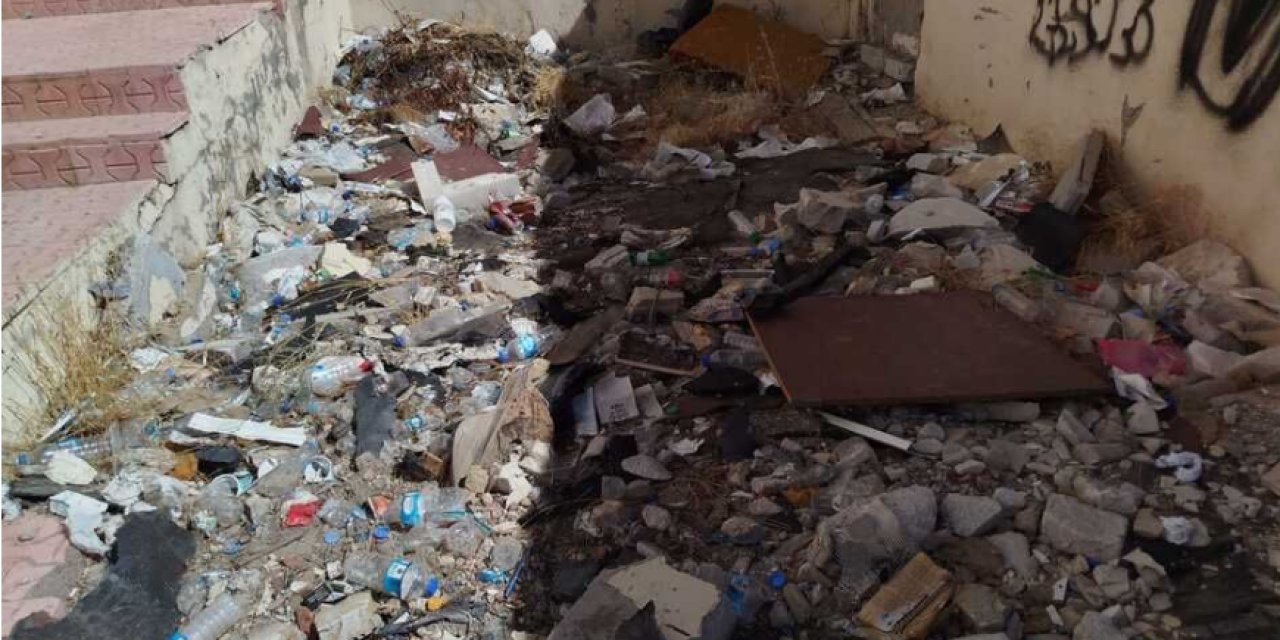Elazığ'da Dört Okulun Ortasında Korku Manzarası: Metruk Binalar Madde Bağımlılarının Mekanı Oldu