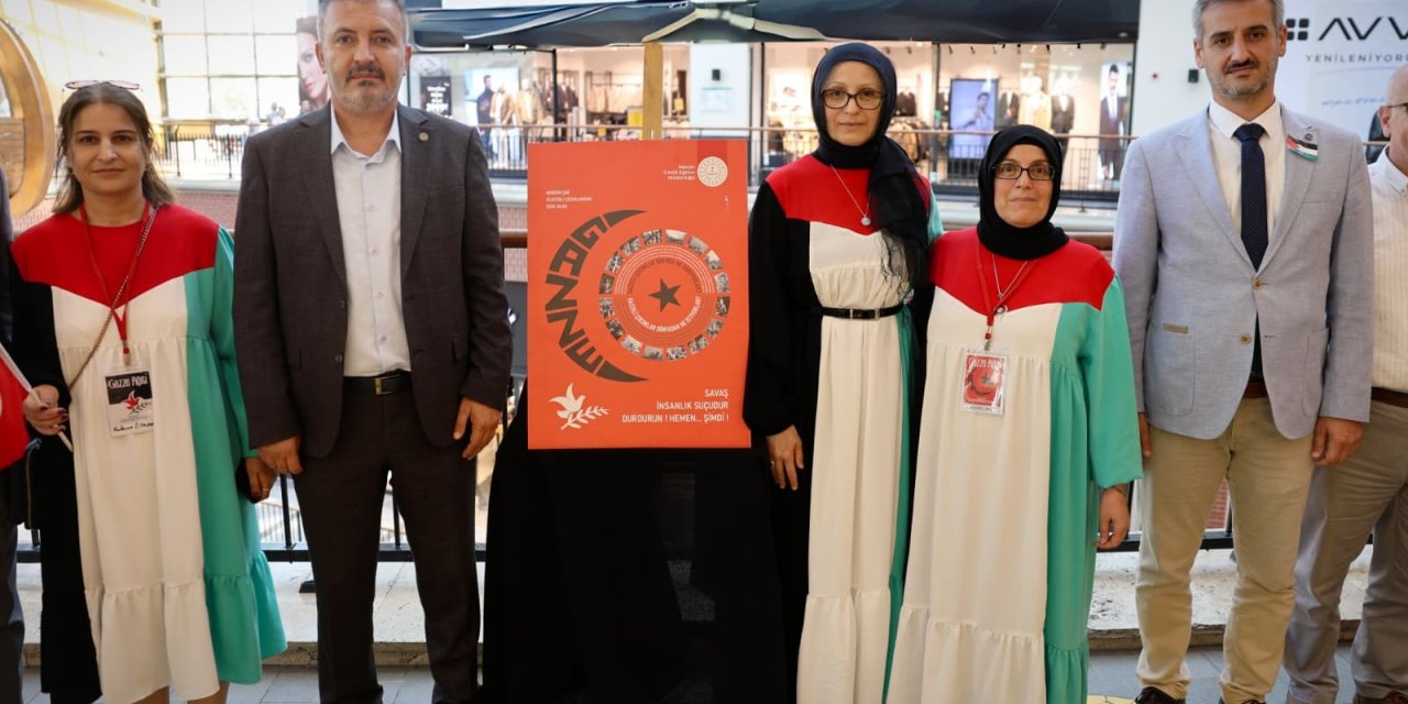 Mersin'den Gazze'ye Anlamlı Destek: "Gazze Ağıdı" Sergisi Duygulandırdı