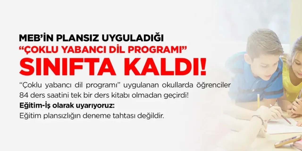 MEB'in Çoklu Yabancı Dil Programı Sınıfta Mı Kaldı? 84 Ders Saati Ne Oldu?