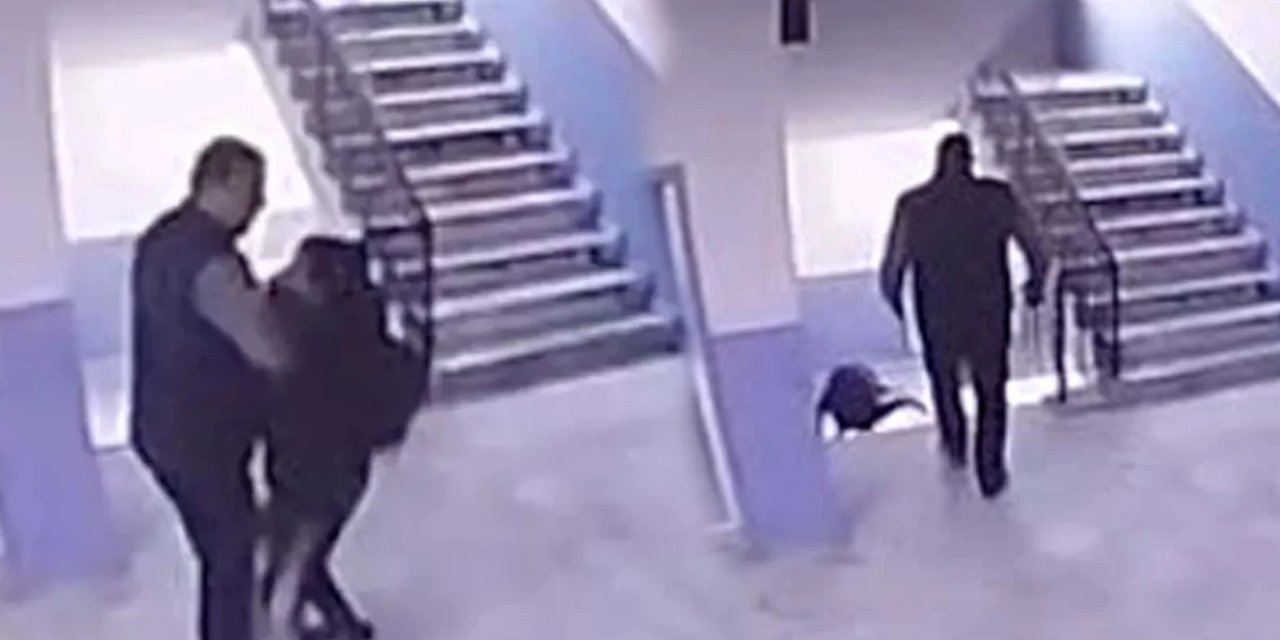 Otizmli öğrenciyi merdivenden iten okul müdürü gözaltına alındı
