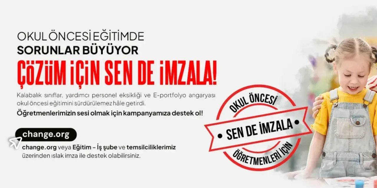 Okul Öncesinde Alarm! Öğretmenler E-Portfolio Angaryasına Karşı İmza Başlattı