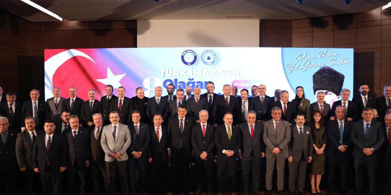 Türk İmar-Sen 8. Olağan Genel Kurulu Yapıldı: Zafer Çelik Yeniden Başkan