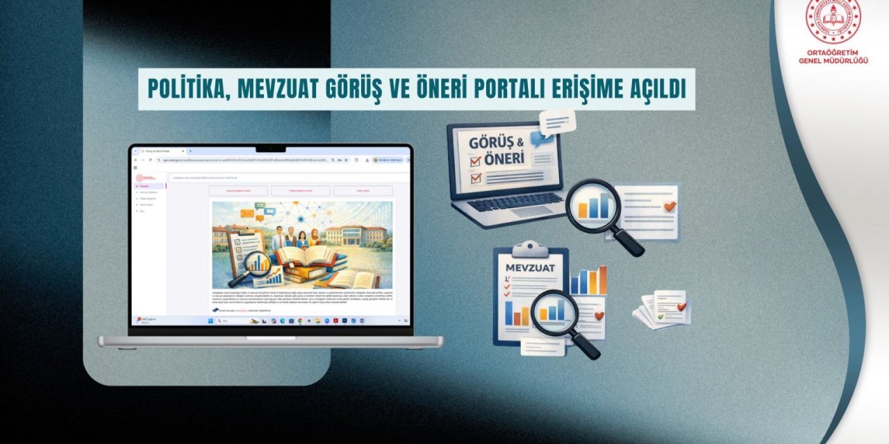 MEB’den öğretmenlere söz hakkı: Yeni öneri portalı açıldı