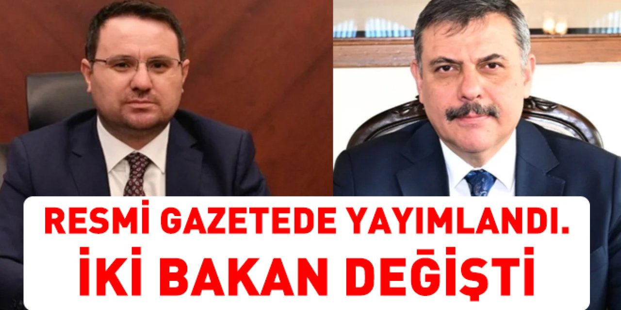 Kabinede Sürpriz Değişim: Adalet ve İçişleri Bakanları Değişti
