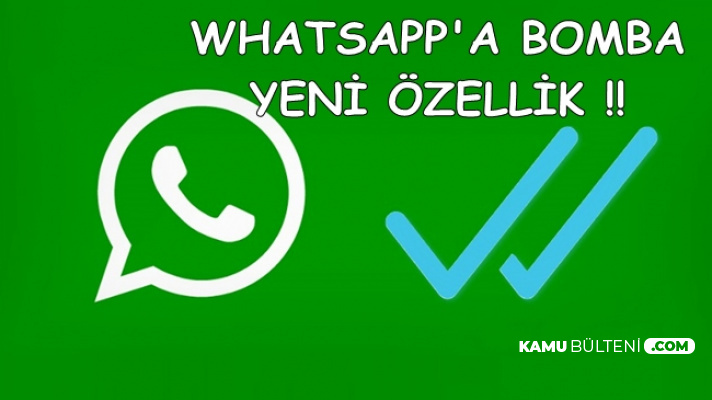 WhatsApp'a Flaş Yeni Özellik: Attığınız Mesaja Tıkladığınızda..