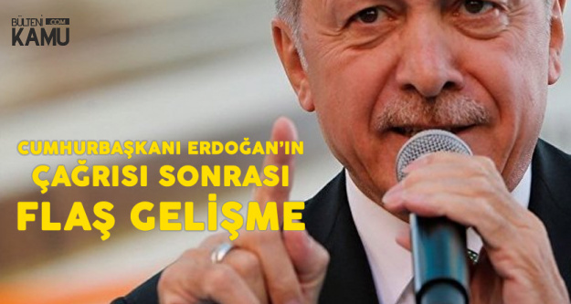 Cumhurbaşkanı Erdoğan'ın Çağrısının Ardından Flaş Gelişme! 'Tavan Yaptı'