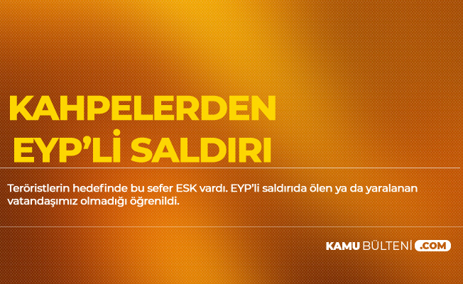 Diyarbakır'da ESK'ya EYP'li Hain Saldırı!