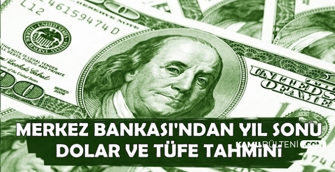 Merkez Bankası Yıl Sonu Dolar ve TÜFE Tahminini Yayımladı (Dolar Yükselecek mi?)