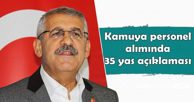 Fahrettin Yokuş'tan Kamuya Personel Alımında 35 Yaş Açıklaması
