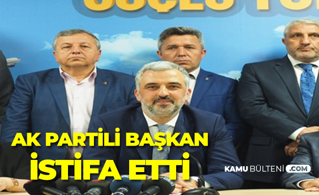 Kocaeli'de Flaş Gelişme! AK Partili Başkan Görevinden İstifa Etti