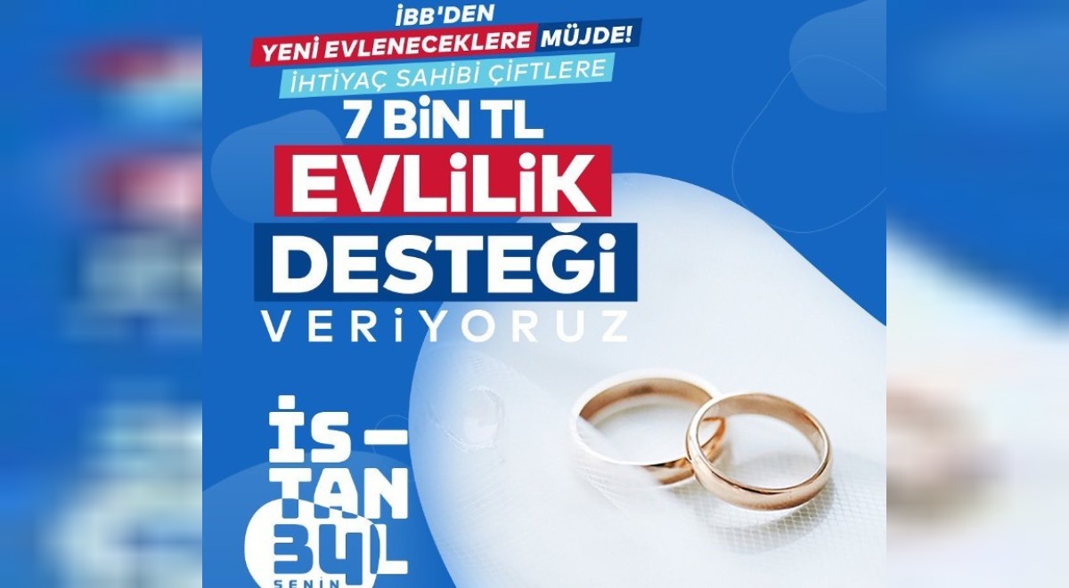 istanbul büyükşehir belediyesi evlilik desteği