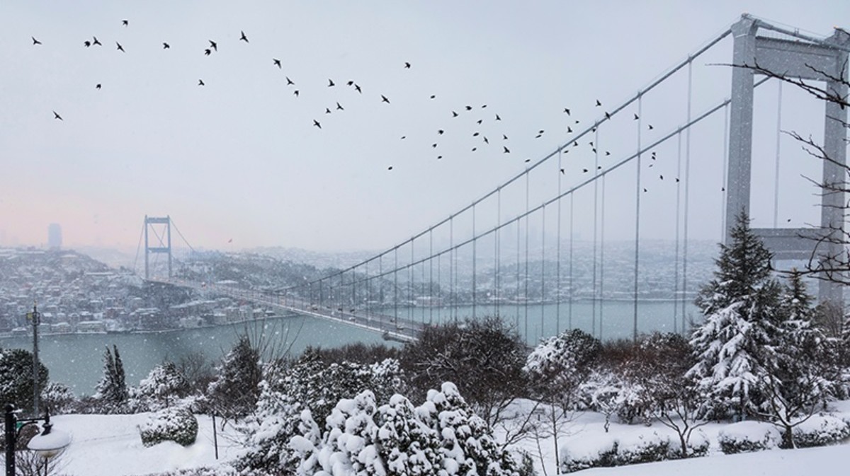 İstanbul için kar yağışı