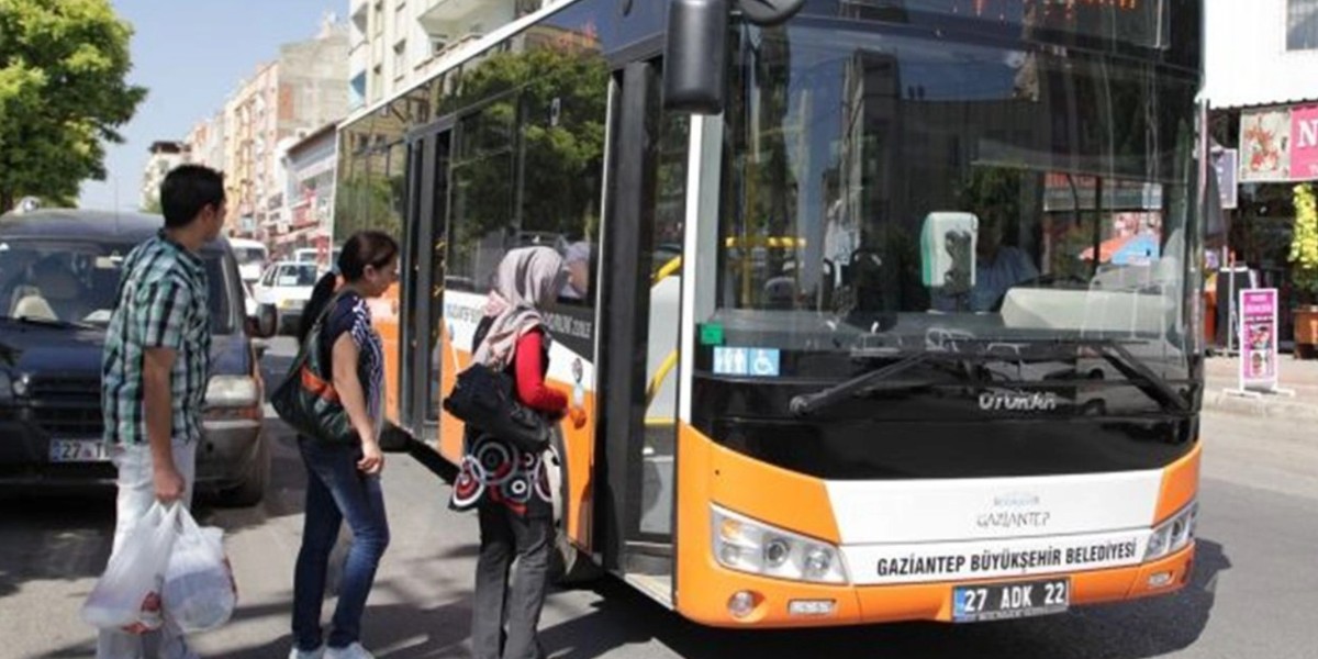 gaziantep ücretsiz otobüs